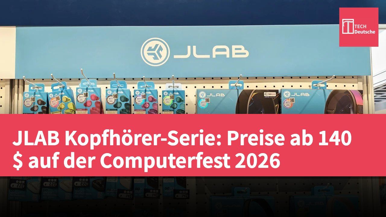 JLAB Kopfhörer-Serie: Preise ab 140 $ auf der Computerfest 2026