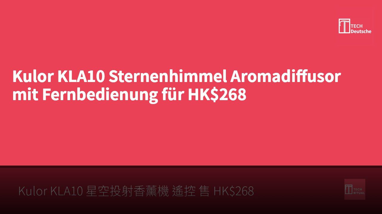 Kulor KLA10 Sternenhimmel Aromadiffusor mit Fernbedienung für HK$268