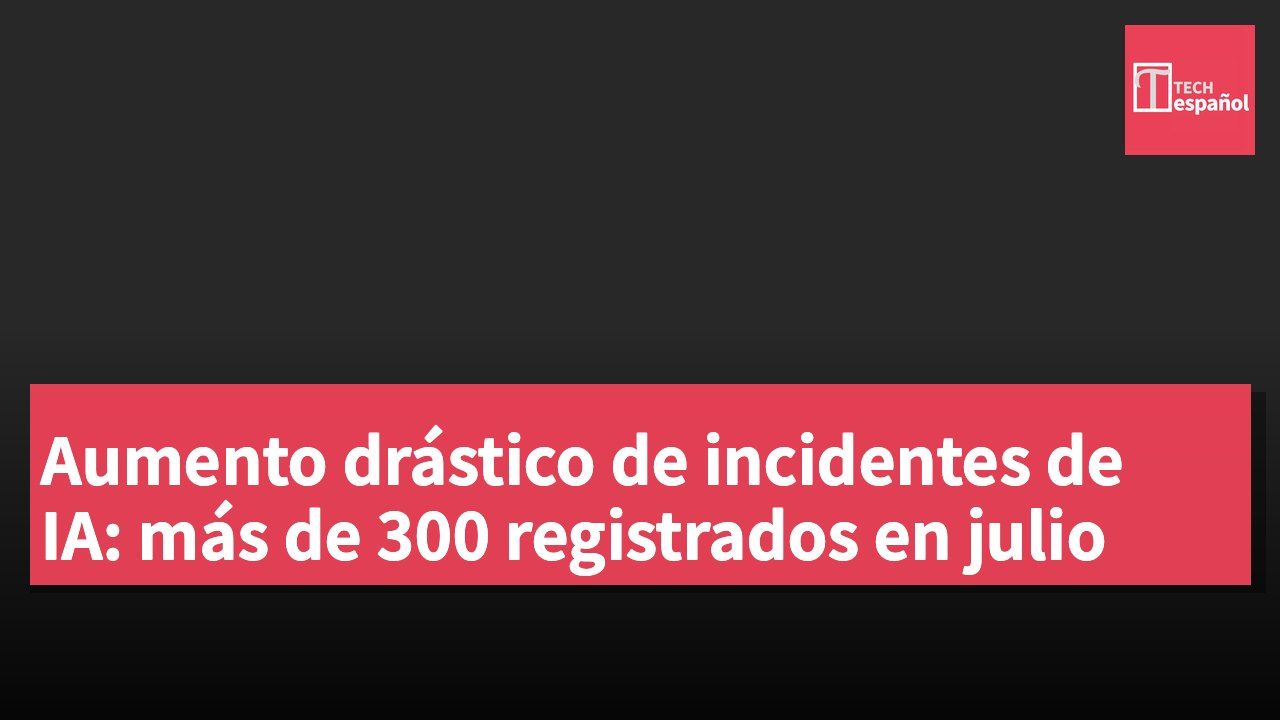 Aumento drástico de incidentes de IA: más de 300 registrados en julio