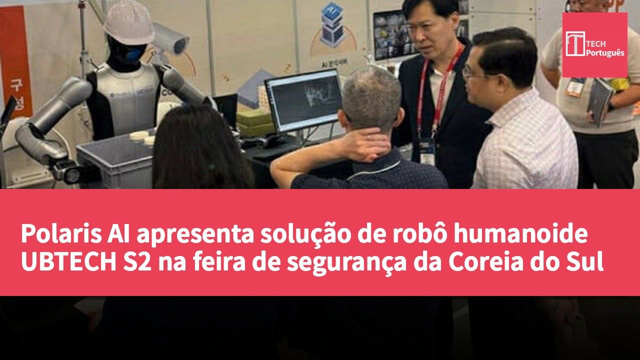 Polaris AI apresenta solução de robô humanoide UBTECH S2 na feira de segurança da Coreia do Sul