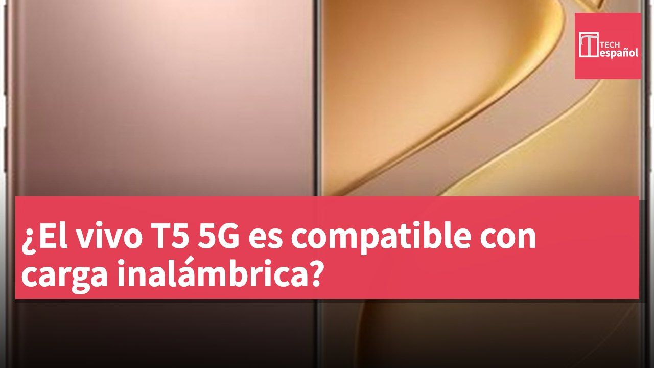 ¿El vivo T5 5G es compatible con carga inalámbrica?