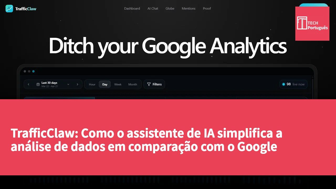 TrafficClaw: Como o assistente de IA simplifica a análise de dados em comparação com o Google Analytics e o Search Console