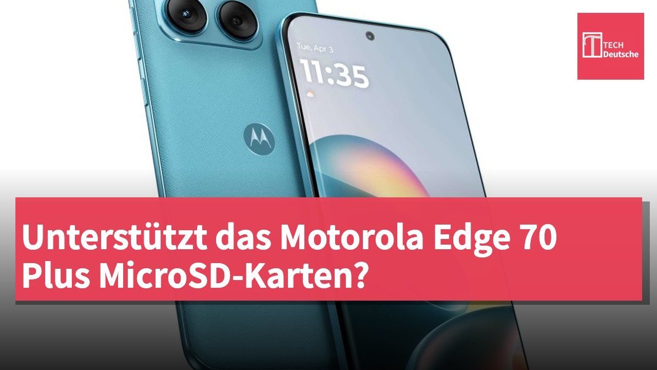 Unterstützt das Motorola Edge 70 Plus MicroSD-Karten?