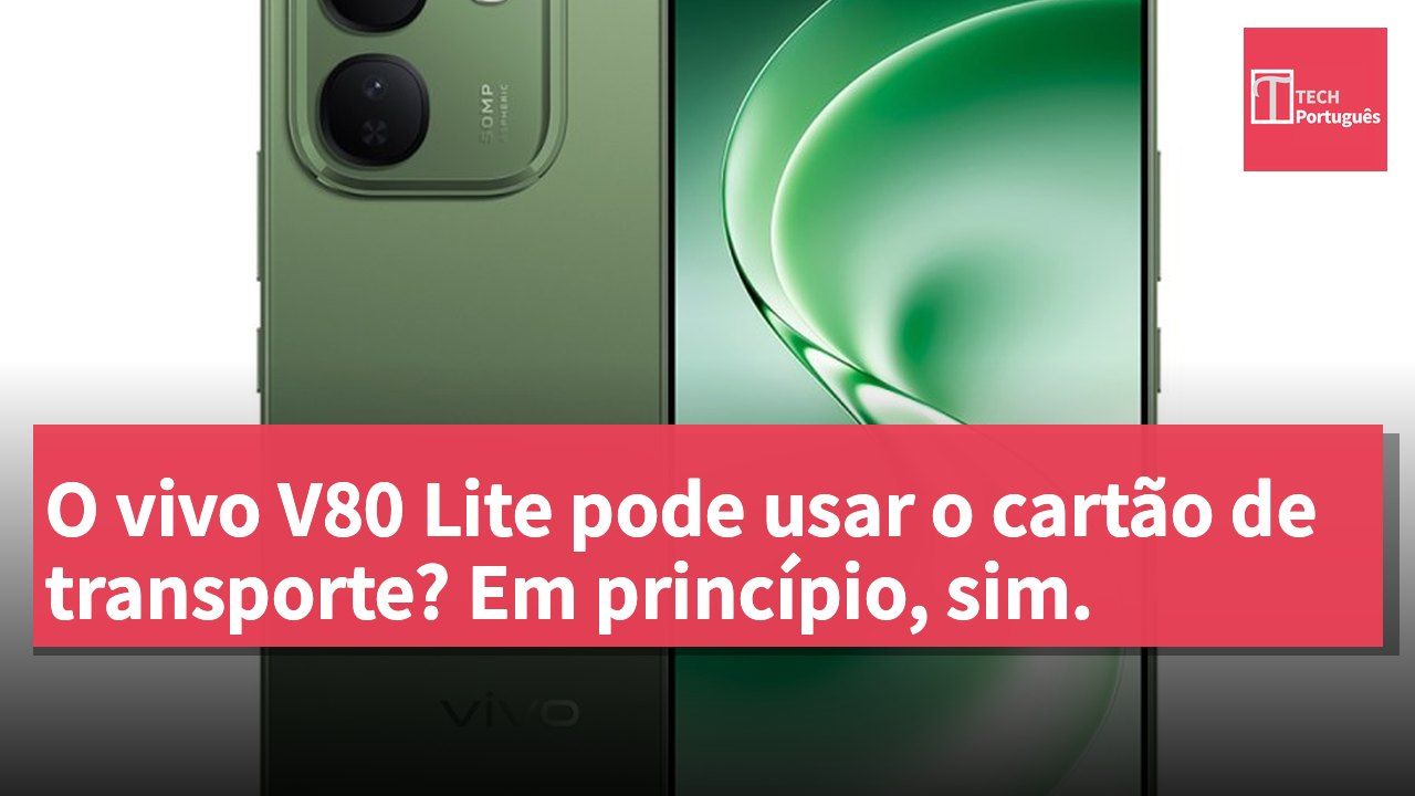 O vivo V80 Lite pode usar o cartão de transporte? Em princípio, sim.