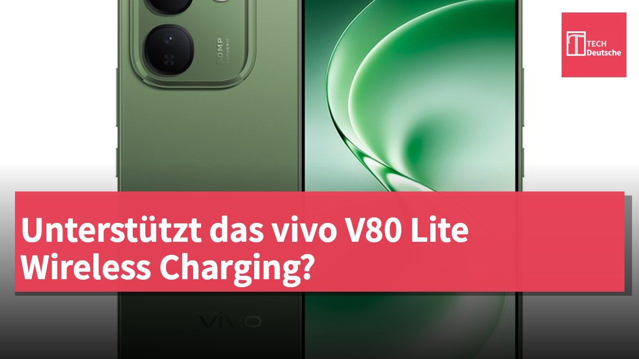 Unterstützt das vivo V80 Lite Wireless Charging?