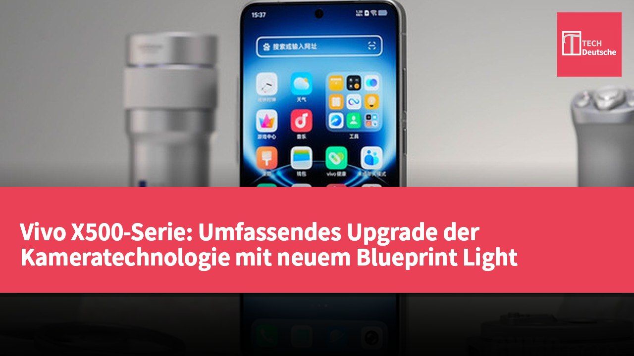 Vivo X500-Serie: Umfassendes Upgrade der Kameratechnologie mit neuem Blueprint Light Guardian 900 Sensor