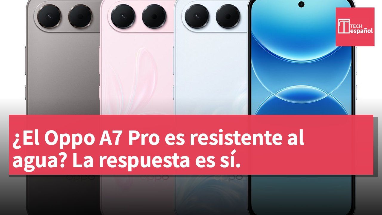 ¿El Oppo A7 Pro es resistente al agua? La respuesta es sí.