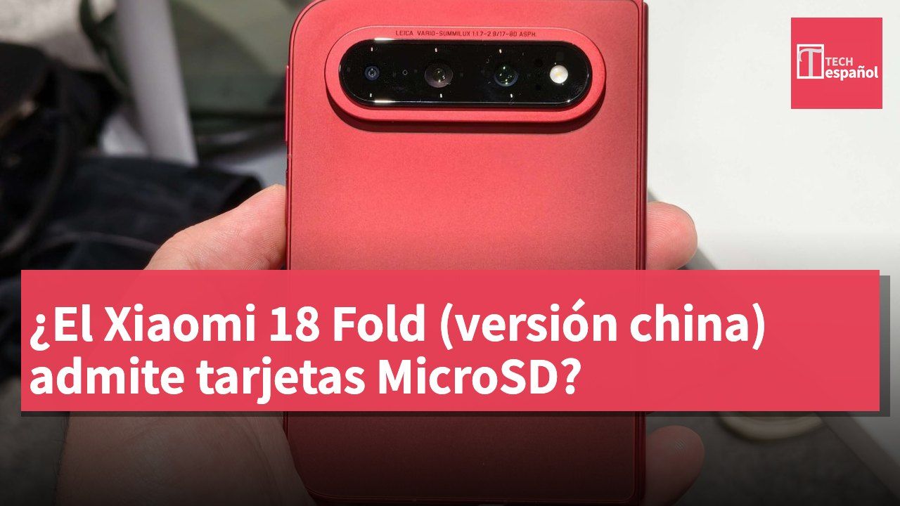 ¿El Xiaomi 18 Fold (versión china) admite tarjetas MicroSD?