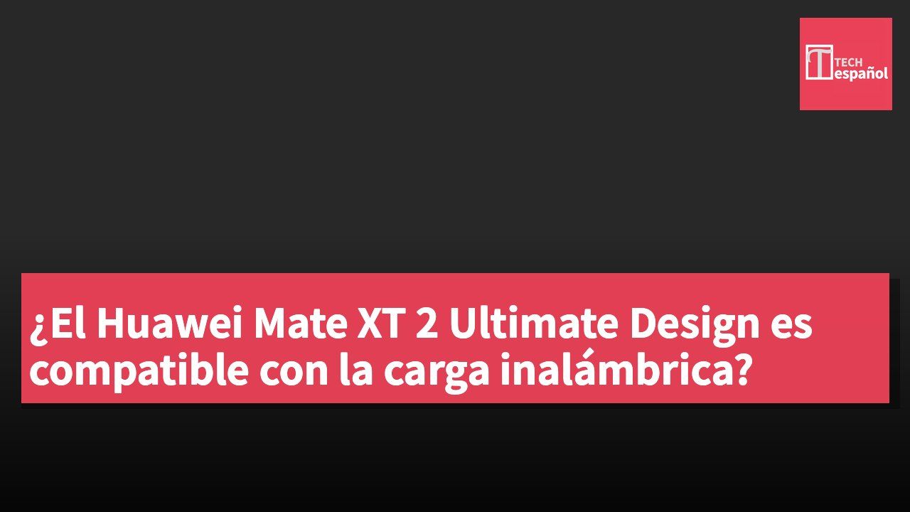 ¿El Huawei Mate XT 2 Ultimate Design es compatible con la carga inalámbrica?