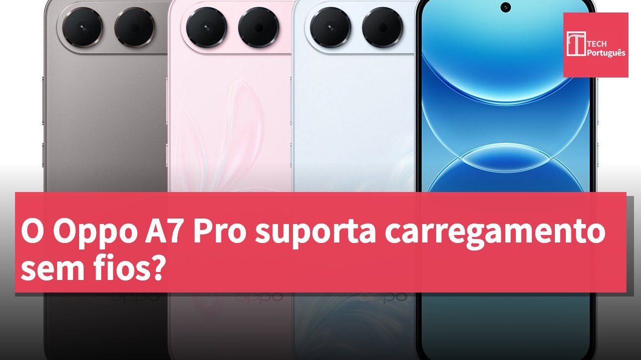 O Oppo A7 Pro suporta carregamento sem fios?