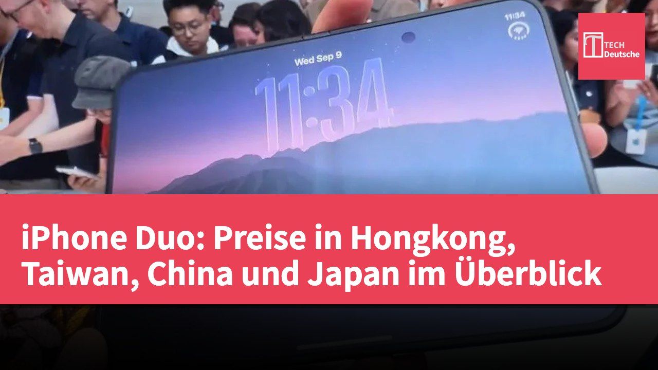 iPhone Duo: Preise in Hongkong, Taiwan, China und Japan im Überblick