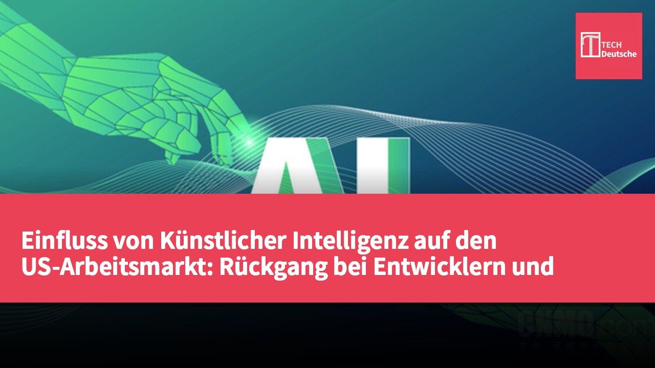 Einfluss von Künstlicher Intelligenz auf den US-Arbeitsmarkt: Rückgang bei Entwicklern und Kundenservice, Elektriker weniger betroffen