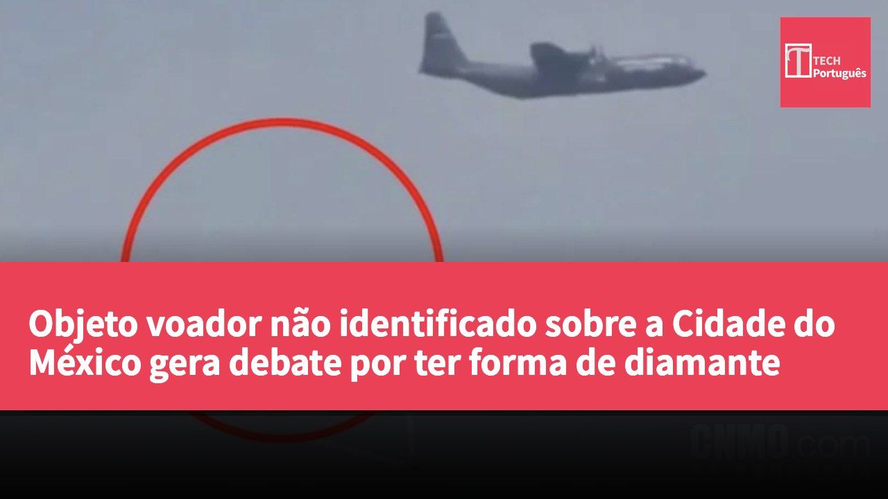 Objeto voador não identificado sobre a Cidade do México gera debate por ter forma de diamante