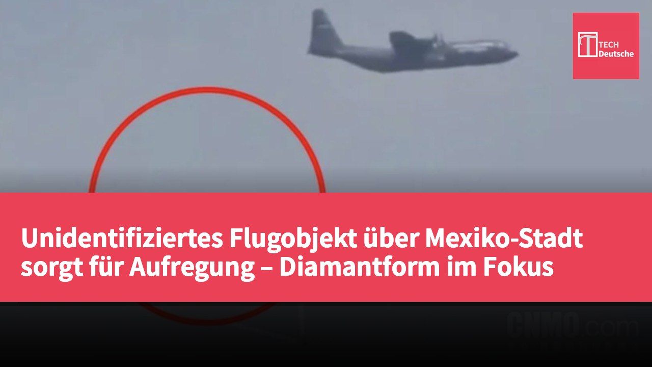 Unidentifiziertes Flugobjekt über Mexiko-Stadt sorgt für Aufregung – Diamantform im Fokus