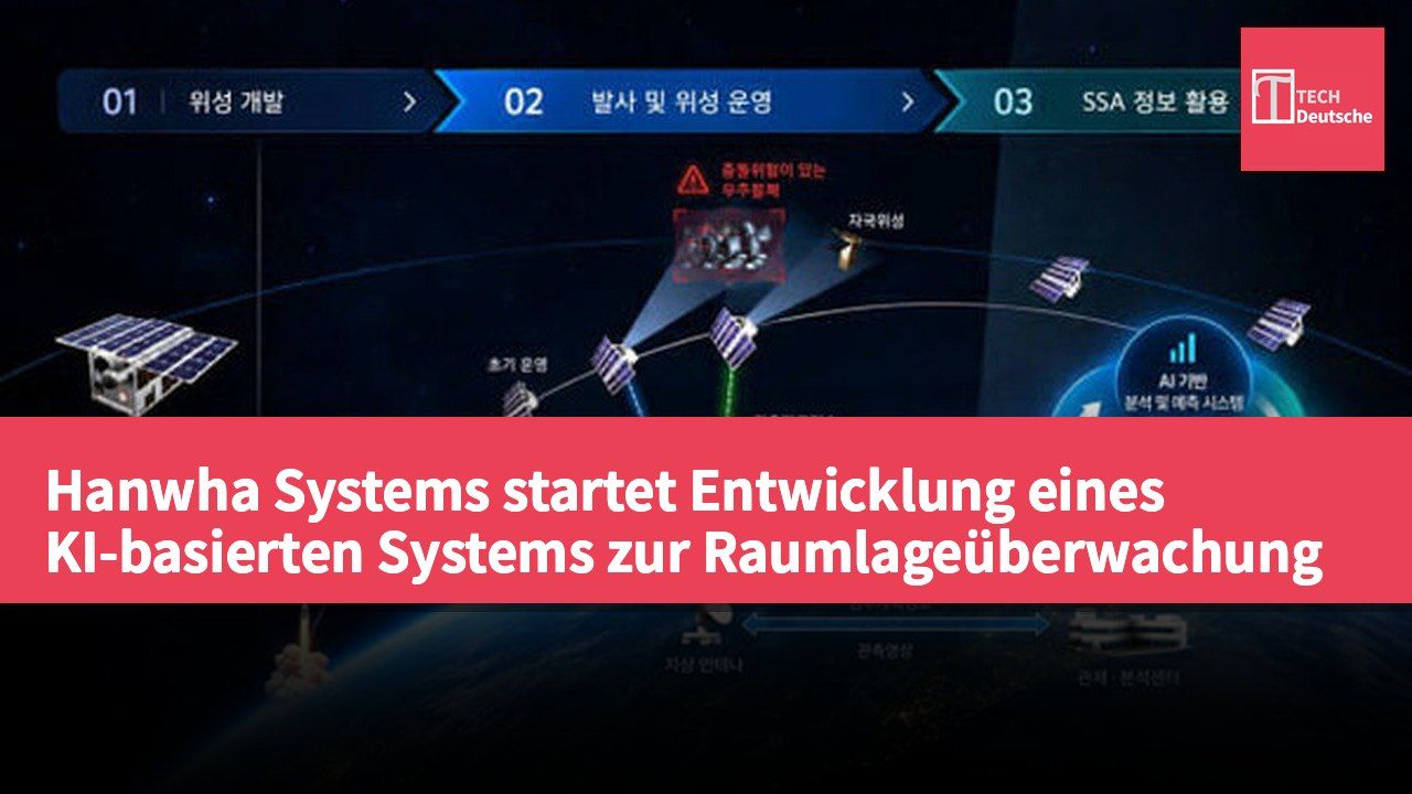 Hanwha Systems startet Entwicklung eines KI-basierten Systems zur Raumlageüberwachung