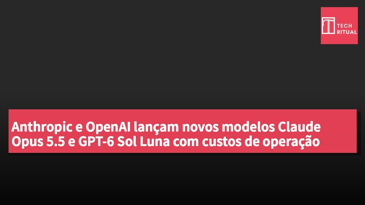 Anthropic e OpenAI lançam novos modelos Claude Opus 5.5 e GPT-6 Sol Luna com custos de operação significativamente reduzidos