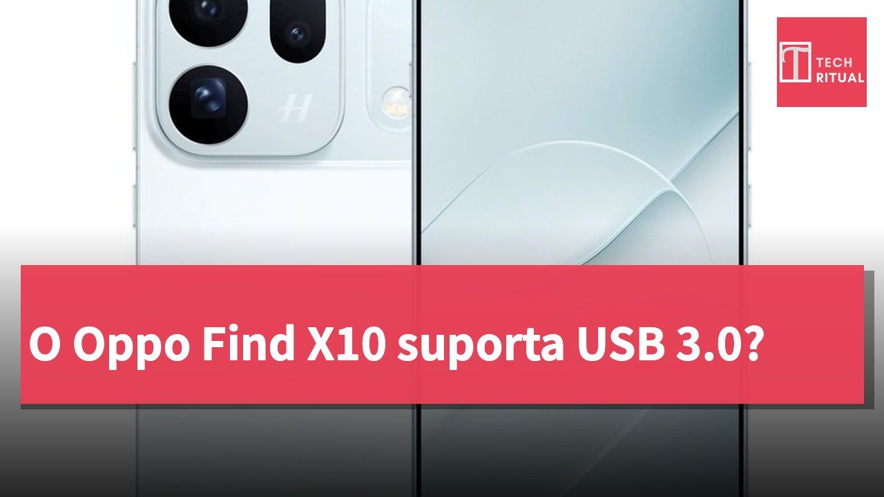 O Oppo Find X10 suporta USB 3.0?