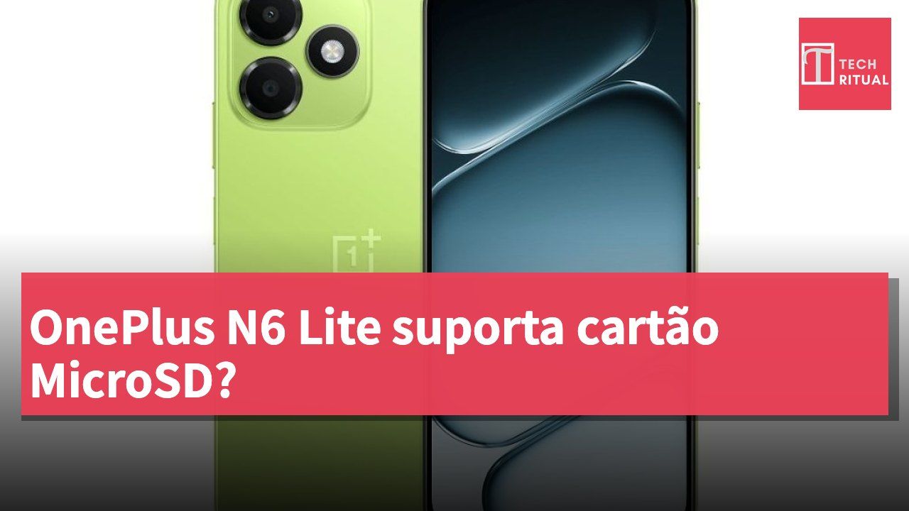 OnePlus N6 Lite suporta cartão MicroSD?