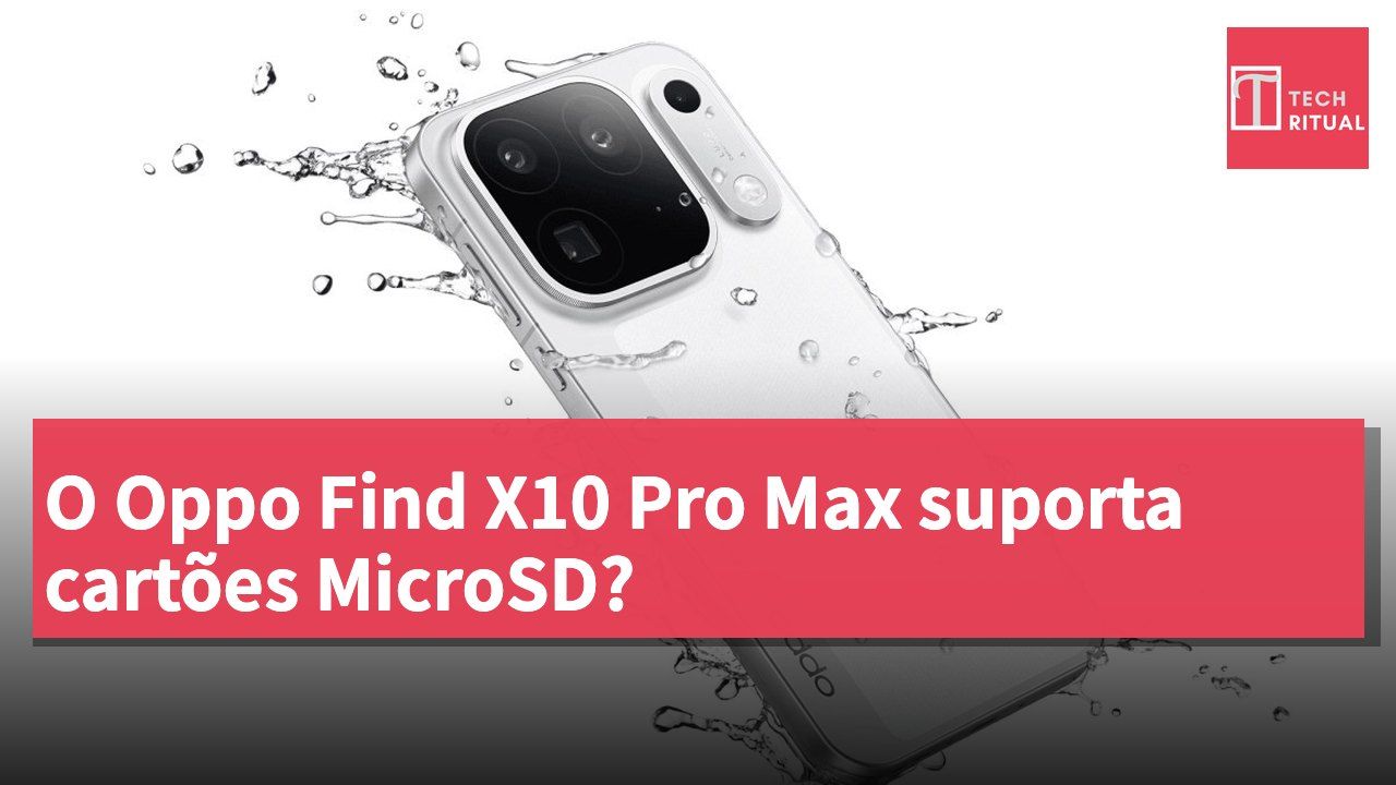 O Oppo Find X10 Pro Max suporta cartões MicroSD?