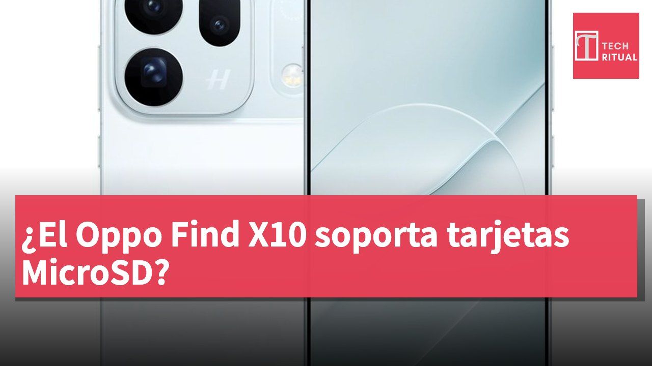 ¿El Oppo Find X10 soporta tarjetas MicroSD?