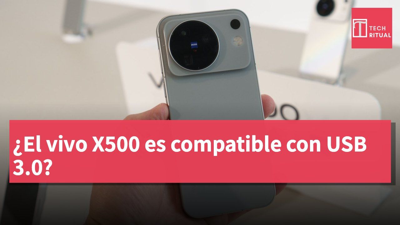 ¿El vivo X500 es compatible con USB 3.0?