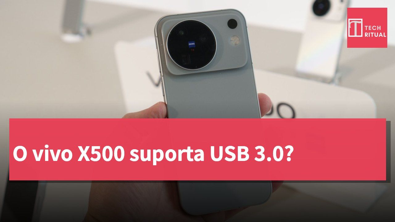 O vivo X500 suporta USB 3.0?