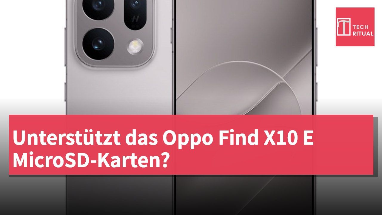 Unterstützt das Oppo Find X10 E MicroSD-Karten?
