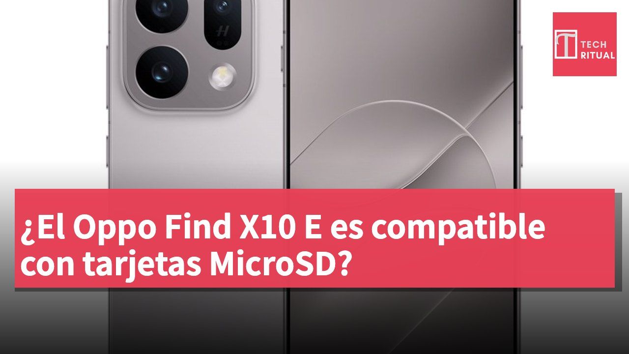 ¿El Oppo Find X10 E es compatible con tarjetas MicroSD?