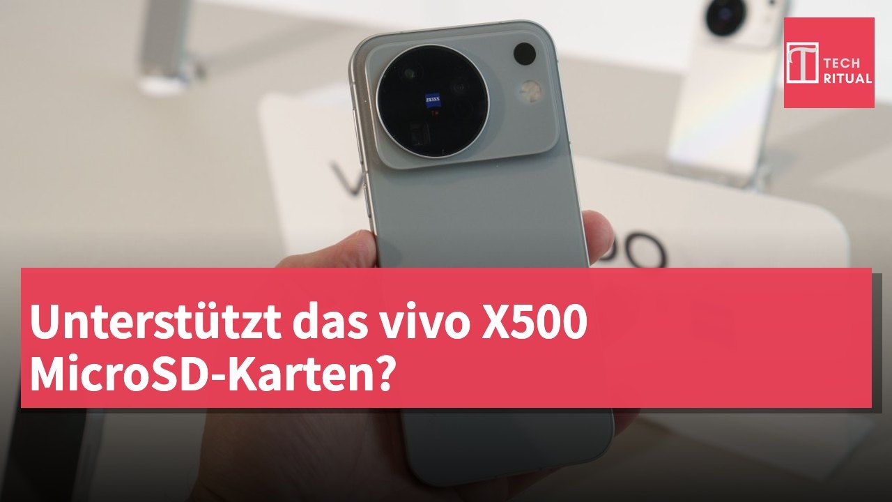 Unterstützt das vivo X500 MicroSD-Karten?