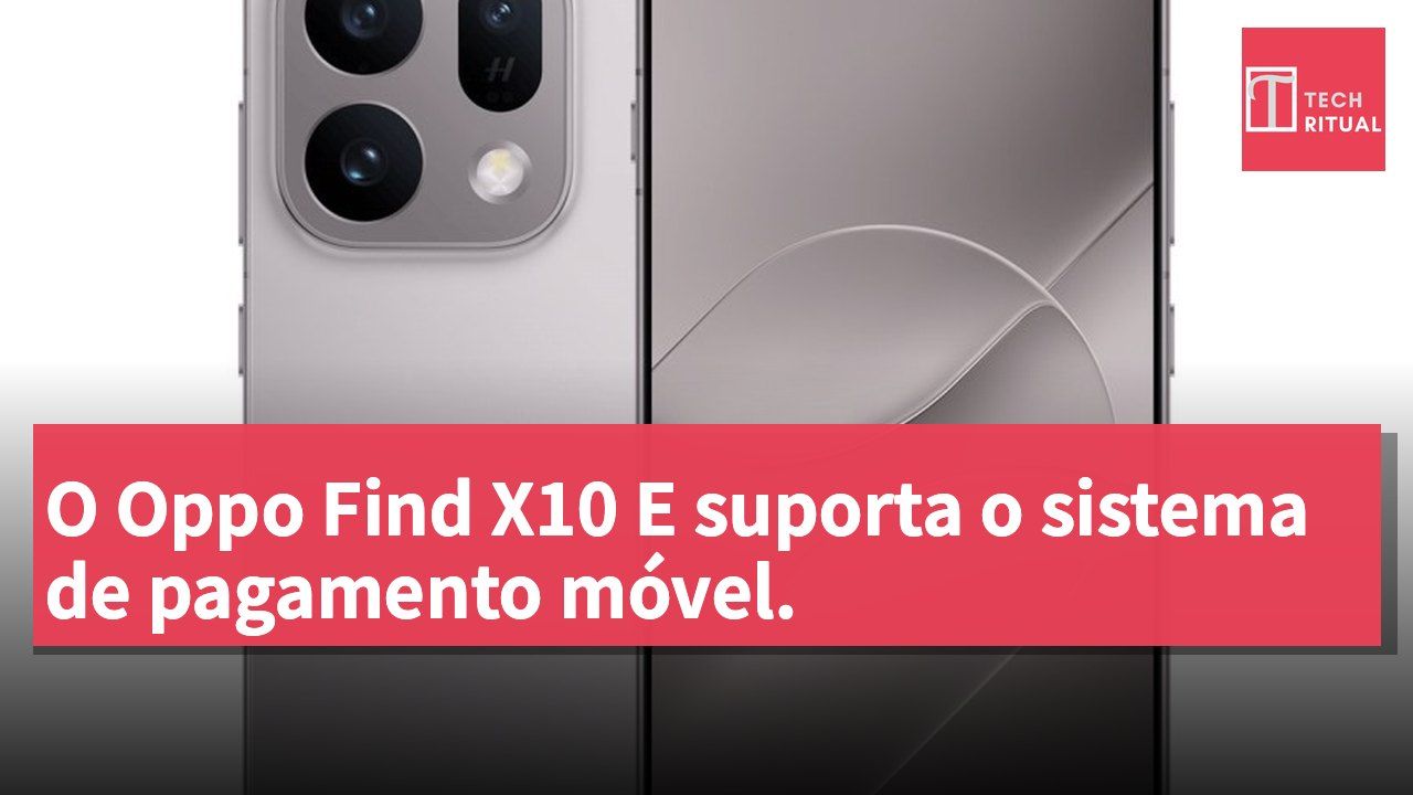 O Oppo Find X10 E suporta o sistema de pagamento móvel.
