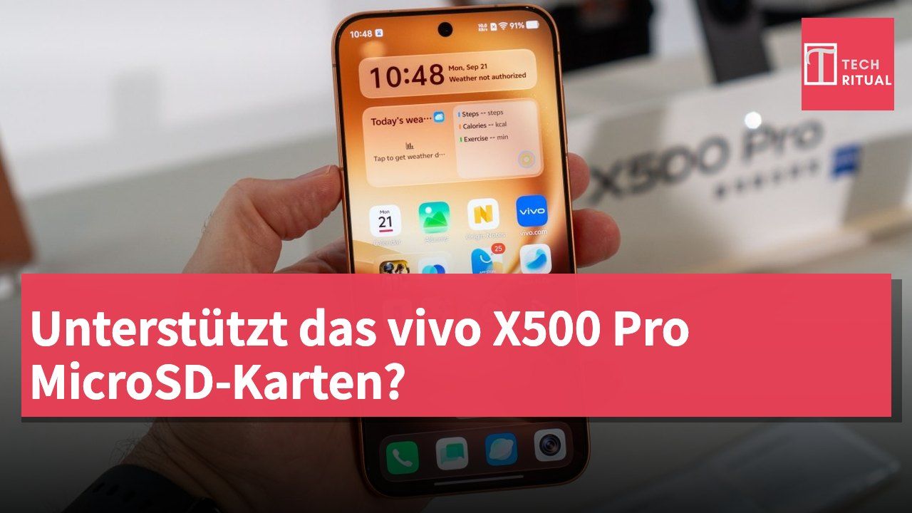 Unterstützt das vivo X500 Pro MicroSD-Karten?