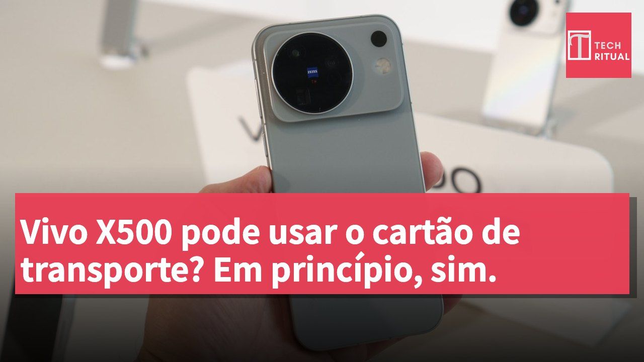 Vivo X500 pode usar o cartão de transporte? Em princípio, sim.