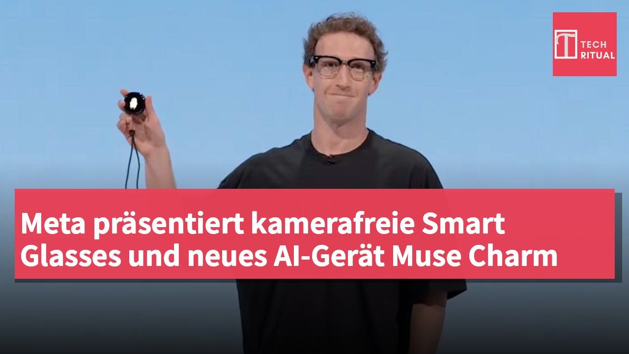 Meta präsentiert kamerafreie Smart Glasses und neues AI-Gerät Muse Charm