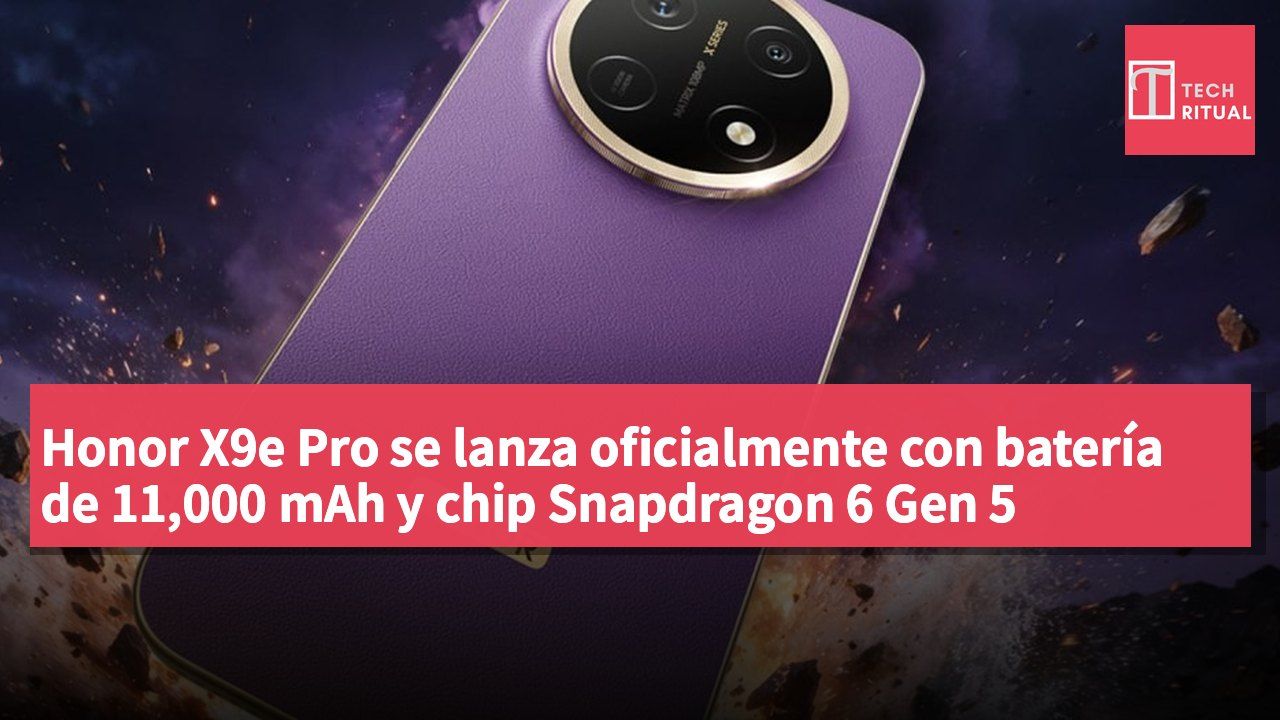 Honor X9e Pro se lanza oficialmente con batería de 11,000 mAh y chip Snapdragon 6 Gen 5