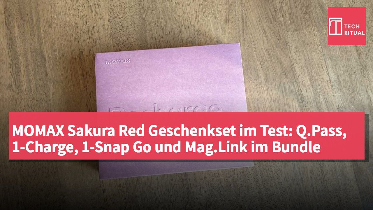 MOMAX Sakura Red Geschenkset im Test: Q.Pass, 1-Charge, 1-Snap Go und Mag.Link im Bundle
