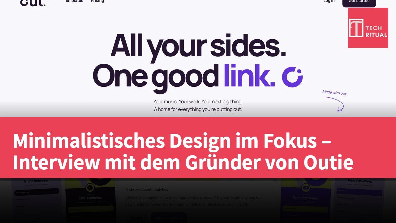 Minimalistisches Design im Fokus – Interview mit dem Gründer von Outie