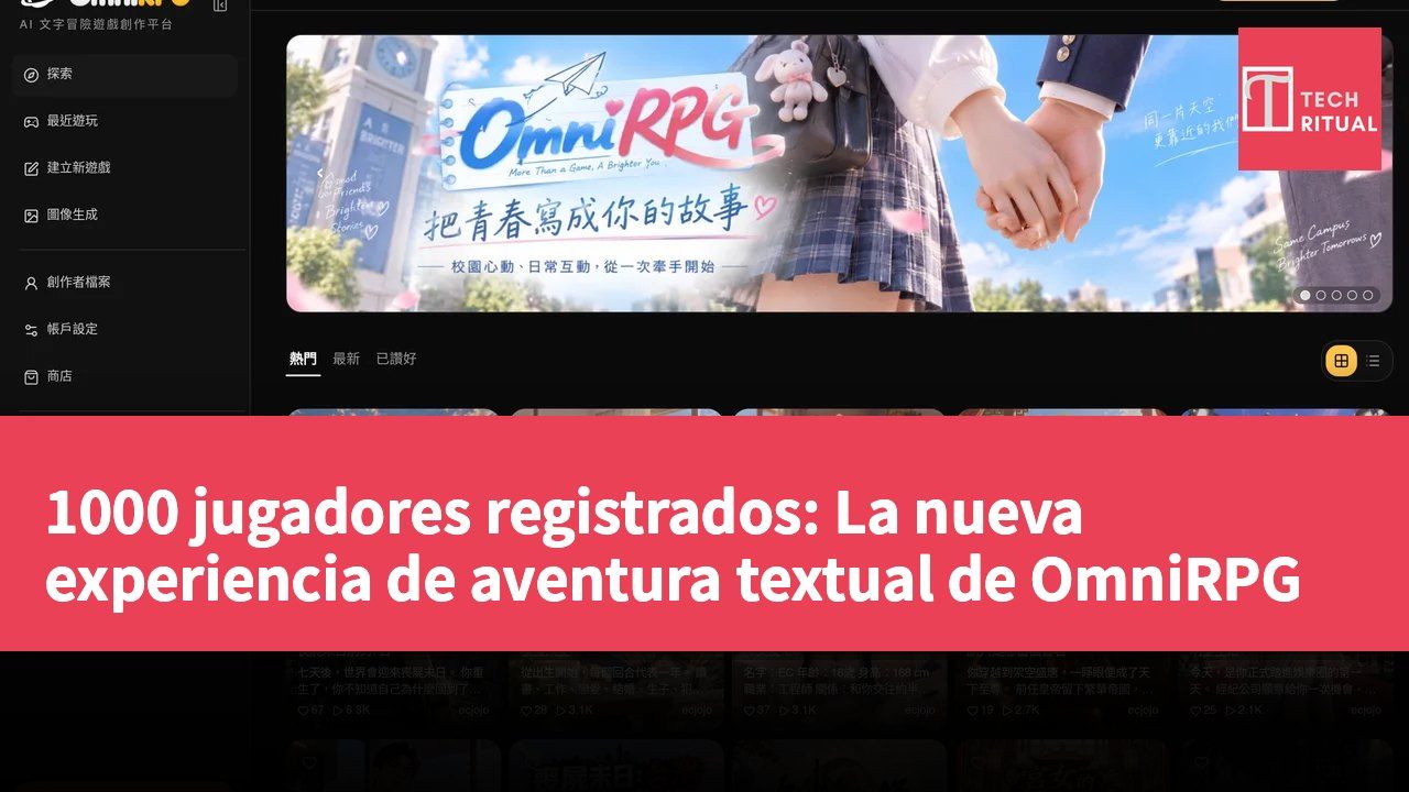 1000 jugadores registrados: La nueva experiencia de aventura textual de OmniRPG