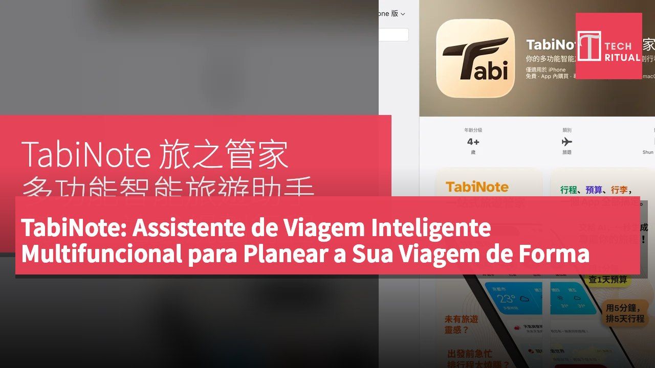 TabiNote: Assistente de Viagem Inteligente Multifuncional para Planear a Sua Viagem de Forma Integrada