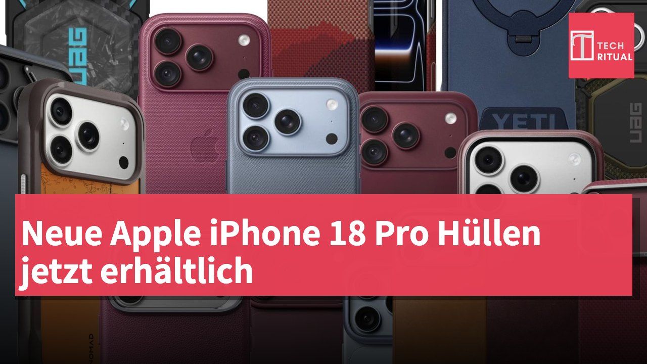Neue Apple iPhone 18 Pro Hüllen jetzt erhältlich