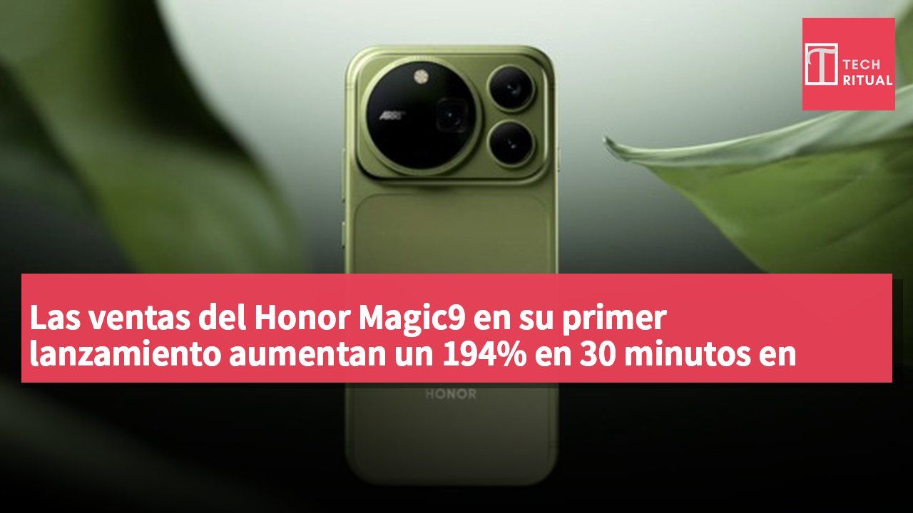 Las ventas del Honor Magic9 en su primer lanzamiento aumentan un 194% en 30 minutos en todas las plataformas.
