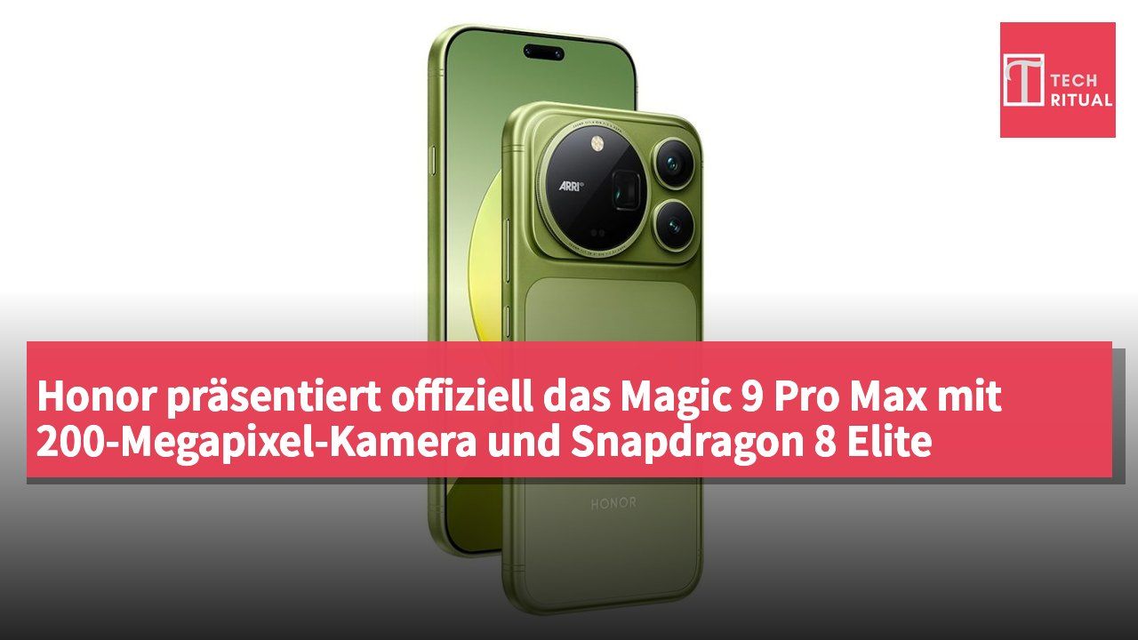 Honor präsentiert offiziell das Magic 9 Pro Max mit 200-Megapixel-Kamera und Snapdragon 8 Elite Extreme Gen 6 Chip