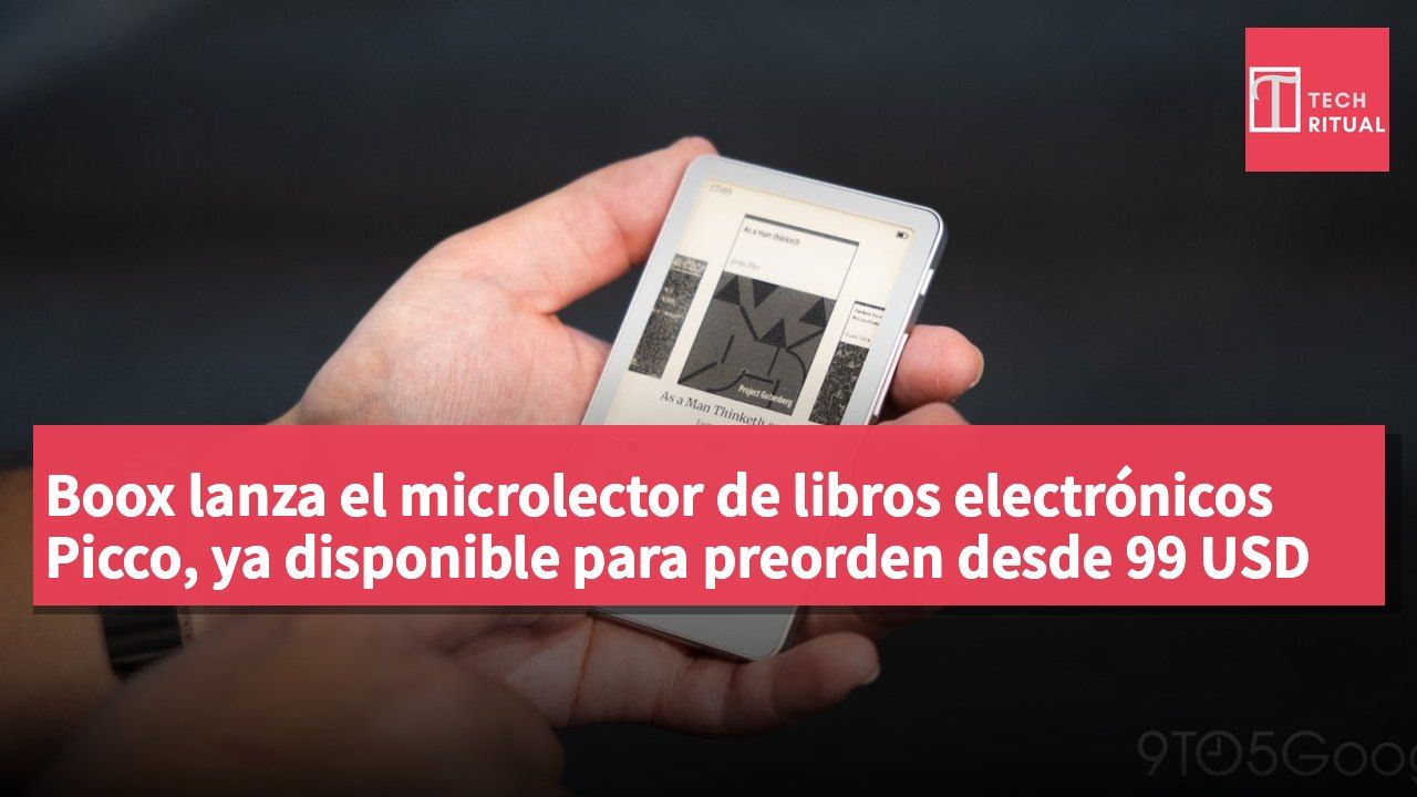 Boox lanza el microlector de libros electrónicos Picco, ya disponible para preorden desde 99 USD