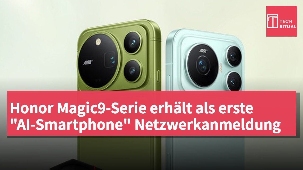 Honor Magic9-Serie erhält als erste "AI-Smartphone" Netzwerkanmeldung