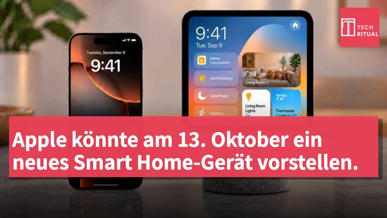 Apple könnte am 13. Oktober ein neues Smart Home-Gerät vorstellen.