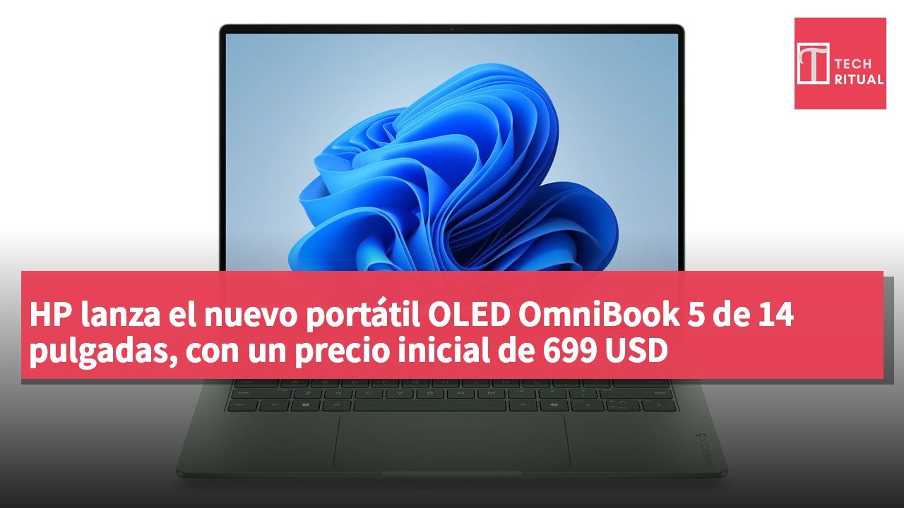 HP lanza el nuevo portátil OLED OmniBook 5 de 14 pulgadas, con un precio inicial de 699 USD (aproximadamente 5,452 HKD)