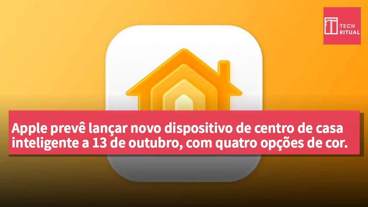 Apple prevê lançar novo dispositivo de centro de casa inteligente a 13 de outubro, com quatro opções de cor.