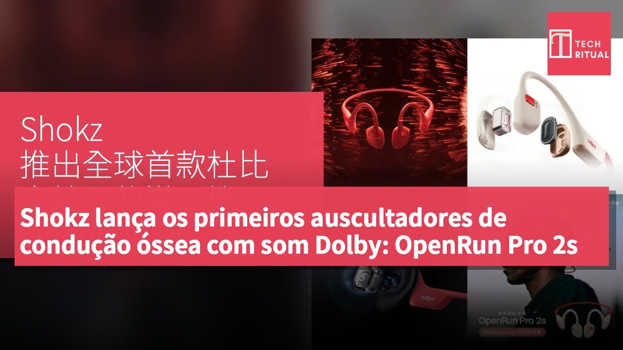Shokz lança os primeiros auscultadores de condução óssea com som Dolby: OpenRun Pro 2s