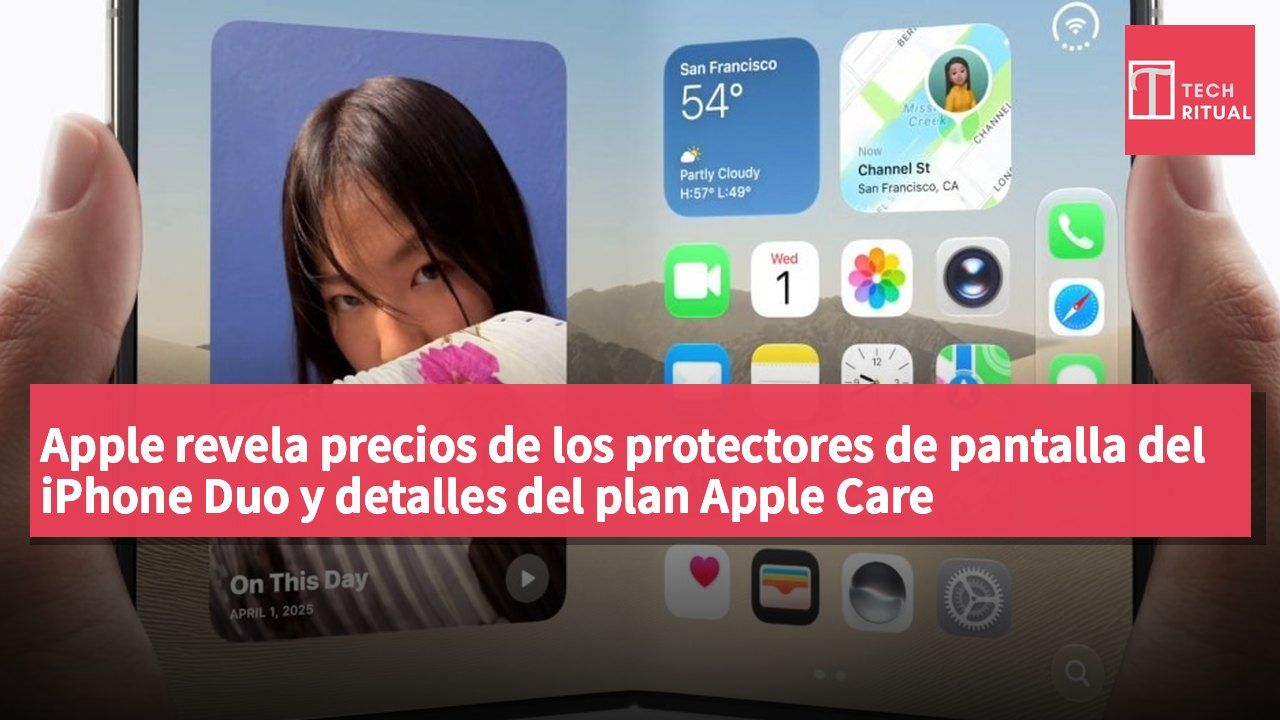 Apple revela precios de los protectores de pantalla del iPhone Duo y detalles del plan Apple Care
