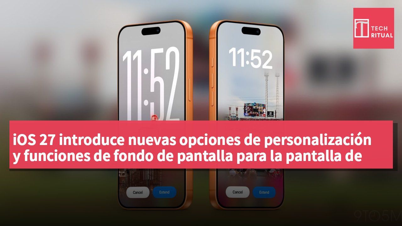 iOS 27 introduce nuevas opciones de personalización y funciones de fondo de pantalla para la pantalla de bloqueo del iPhone