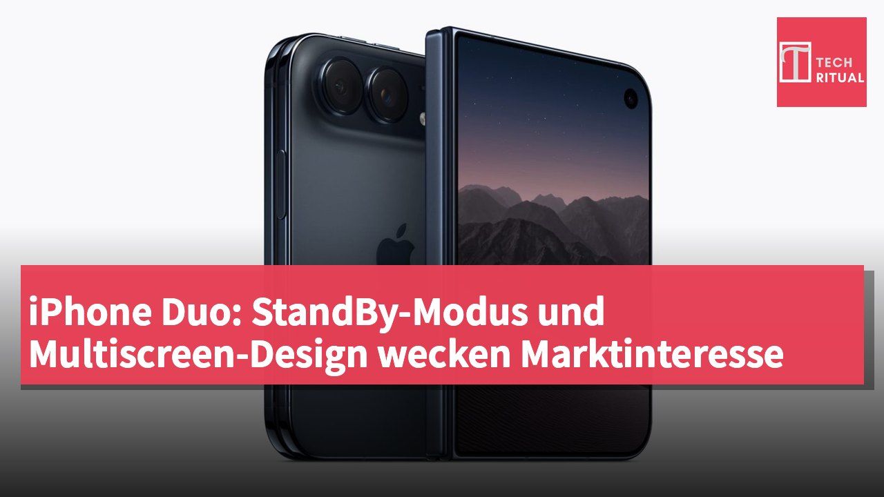 iPhone Duo: StandBy-Modus und Multiscreen-Design wecken Marktinteresse
